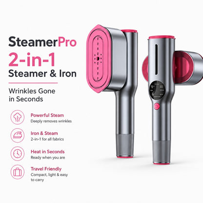 SteamerPro 2-in-1 Steamer & Iron